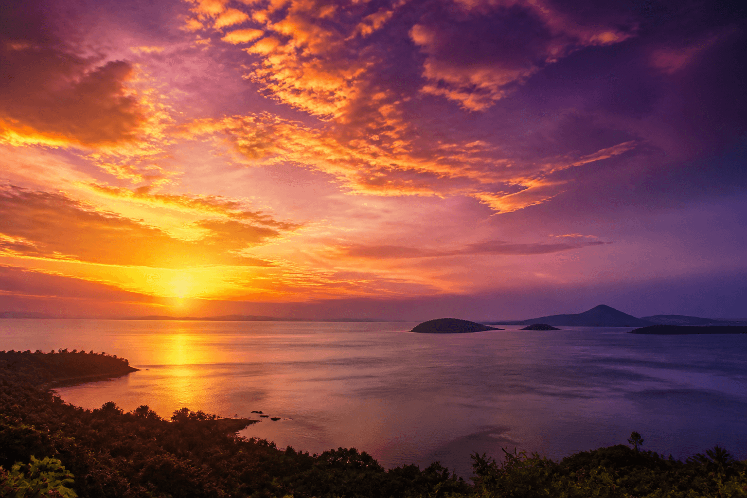 Warm Ugandan sunrise sky — hope for tomorrow